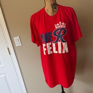 Red 'We R Felix' Graphic Tee